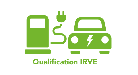Logo de la qualification IRVE - Borne de recharge véhicule electrique
